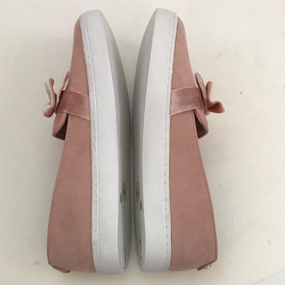 LIZ CLAIBORNE Sneakers Velvety Pink Loafer Slip On Shoe Weaver Size 9.5 - Picture 11 of 16